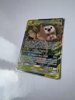 Pokemon Rowlet & Alolan Exeggutor GX SM-Unified Minds 1/236 Ultra Rare - Image 2