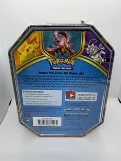 Pokemon TCG: Pikachu EX Battle Heart Tin 2016 Factory Sealed 4x XY Booster Packs - Image 2