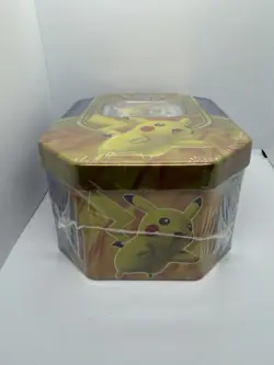 Pokemon TCG: Pikachu EX Battle Heart Tin 2016 Factory Sealed 4x XY Booster Packs - Image 3