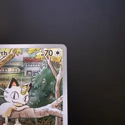Pokemon Meowth 106/094 Me02: Phantasmal Flames Holo Illustration Rare TCG Card - Image 3