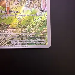 Pokemon Meowth 106/094 Me02: Phantasmal Flames Holo Illustration Rare TCG Card - Image 5