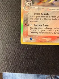 Pokemon Flareon Delta Species Holo Rare 5/113 2005 English TCG Card - Image 5