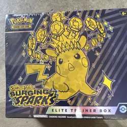 Pokemon Scarlet & Violet Surging Sparks Elite Trainer Box Booster Sleeves Promo - Image 1