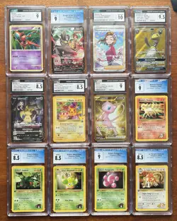 Lot of 12 CGC Graded Pokemon Cards | Vintage & Modern - Image 1