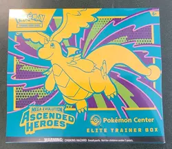 Mega Evolution Ascended Heroes Pokemon Center Elite Trainer Box Sealed (B) - Image 1