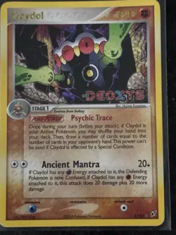 Claydol Pokemon TCG EX Deoxys 5/107 Rare Stamped Reverse Holo - Image 1