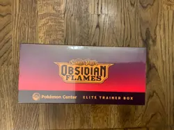POKEMON CENTER OBSIDIAN FLAMES ETB TCG SEALED! - Image 3