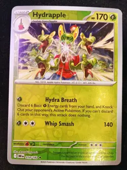 Hydrapple Reverse Holo Rare - 018/182 - Destined Rivals Pokemon TCG English 2025 - Image 1
