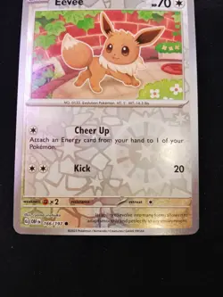 Pokemon TCG - Eevee - 166/197 - Reverse Holo - Obsidian Flames - NM/M - English - Image 1