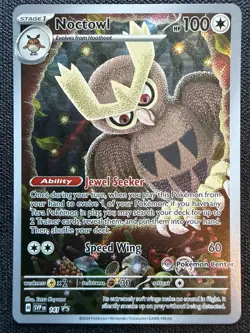 Noctowl Pokemon Center PC ETB Promo SVP141 Stellar Crown - Image 1