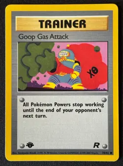 1st Edition Goop Gas Attack - Team Rocket - #78/82 - Vintage Pokemon Card WOTC - Image 1