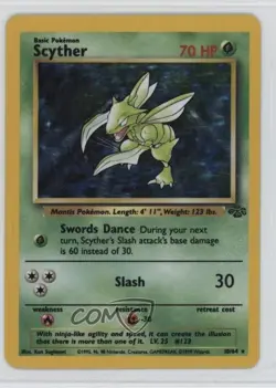 Scyther Holo Pokemon Jungle #10 1999 - Image 1