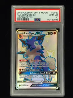 Lycanroc GX SV67 Pokemon Hidden Fates 2019 PSA 10 🔥🔥🔥 - Image 1