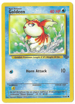 Goldeen 53/64 - Jungle - Regular - Unlimited - Pokemon TCG - WoTC - 1999 - LP - Image 1