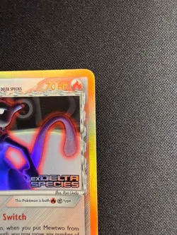 Pokemon Mewtwo Delta Species Holo Rare 12/113 2005 English TCG Card - Image 3