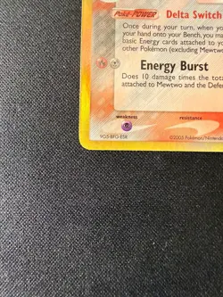 Pokemon Mewtwo Delta Species Holo Rare 12/113 2005 English TCG Card - Image 4