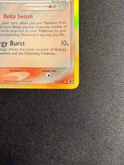 Pokemon Mewtwo Delta Species Holo Rare 12/113 2005 English TCG Card - Image 5