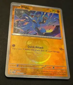Riolu [Master Ball] #50 Pokemon Prismatic Evolutions NM Pokemon TCG - Image 2