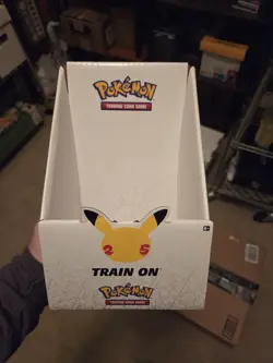 POKEMON CELEBRATIONS FIRST PARTNER PACK SHELF DISPLAY - Image 1
