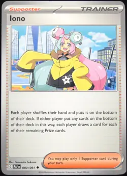 Pokemon TCG Iono 080/091 2024 Paldean Fates Single or Playset - NM/LP - Image 1