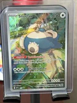 Pokemon SV: Scarlet & Violet Promo Cards Snorlax Illustration Rare - 051 NM - Image 1