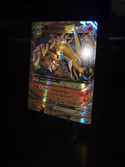 Custom Holo Display Pokemon TCG Mega M Charizard EX Evolutions 107/106 - Image 3