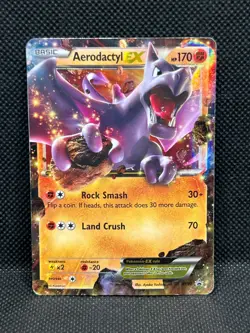 Pokemon Tcg Aerodactyl EX XY97 XY Black Star Promo - Image 1