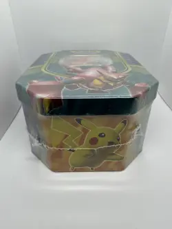 2016 Pokemon XY Steam Siege Battle Heart Volcanion EX Factory Sealed Tin - Image 4