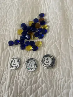 Chansey Coins (3) -1999 Nintendo TCG Wizards Of The Coast Pokemon Deck Coin Good - Image 1