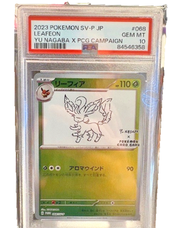 PSA 10 Leafeon 068/SV-P Yu Nagaba Japanese Pokemon PCG Campaign Promo 2023 Gem - Image 1