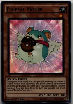 Fluffal Mouse Super Rare Clash of Rebellions CORE-EN010 LP - Image 1