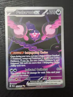 Pokemon TCG Pecharunt EX 93/64 Shrouded Fable Special Illustration Rare Card - Image 1