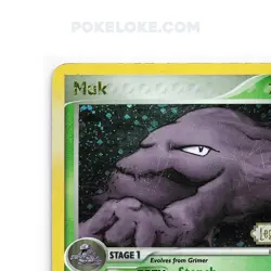 Muk 11/92 EX Legend Maker Reverse Holo Stamped Pokemon 2006 Pokemon Card - LP/MP - Image 4