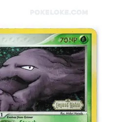 Muk 11/92 EX Legend Maker Reverse Holo Stamped Pokemon 2006 Pokemon Card - LP/MP - Image 5