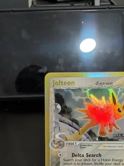 Jolteon 7/113 Reverse Holo Stamped Delta Species 2005 Rare Pokemon Card LP - Image 2