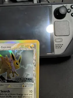 Jolteon 7/113 Reverse Holo Stamped Delta Species 2005 Rare Pokemon Card LP - Image 3