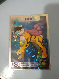 Pokemon Pokedex Raikou Holo Foil Card (Peruvian) - Image 1