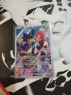 Team Rocket's Murkrow 200/182 Illustration Rare Destined Rivals Pokemon Card - Image 1