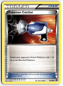 Pokemon Catcher 95/98 B&W Emerging Powers Common Pokemon Card - Image 1