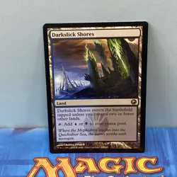 Darkslick Shores 226 Scars of Mirrodin Regular MTG TCG CARD NM - Image 1