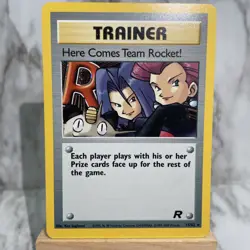 Here Comes Team Rocket! Holo Rare Team Rocket 15/82 Pokemon Card - WOTC 1999 - Image 2