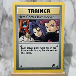 Here Comes Team Rocket! Holo Rare Team Rocket 15/82 Pokemon Card - WOTC 1999 - Image 3