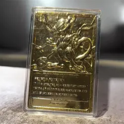 Vintage 1999 Burger King Mewtwo Pokemon 23K Gold Plated Card - Image 2