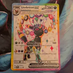 Pokemon TCG Umbreon ex SVP176 Full Art Promo EX Scarlet & Violet Holo Card - Image 1