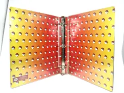 Vintage Pokemon Pikachu & Meowth Trading Card 3 Ring Binder Plymouth 1999 Dmg - Image 3