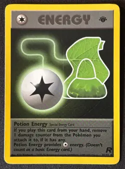 1st Edition Potion Energy - Team Rocket - #82/82 - Vintage Pokemon Card WOTC - Image 1