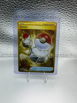 Switch Gold Secret Rare NM 206/165 Scarlet & Violet 151 Pokemon Card - Image 1