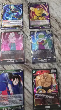 Dragon Ball Super Card Lot 16 Cards Toppo Nail Zamasu Piccolo & More - Image 4