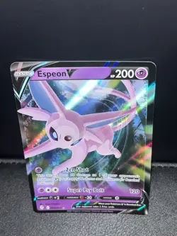 The Pokemon Company Espeon V Ultra Rare Full Art SWSH07 Holo 200 HP Card - Image 1