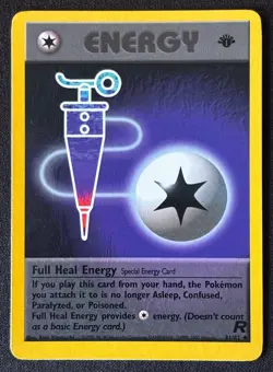 1st Edition Full Heal Energy - Team Rocket - #81/82 - Vintage Pokemon Card WOTC - Image 1